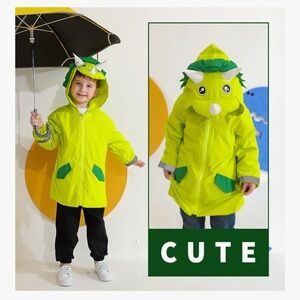 Younger Tree Triceratops Rain Jacket 3T